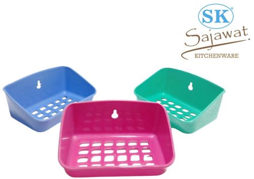 Plain Plastic Wall Mounted Single Soap Case Standard for Bathroom