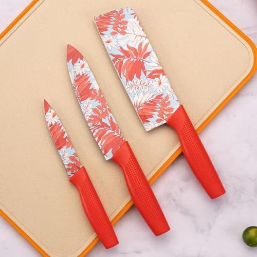 Stainless Steel Printed Kitchen Knife Sets