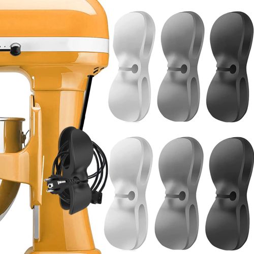 Silicone Cord Cable Clip Organizer, Color : Multicolor Small