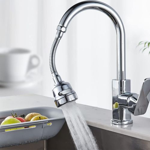 Stainless Steel 360 Degree Rotating 2 Modes Water Saving Faucet