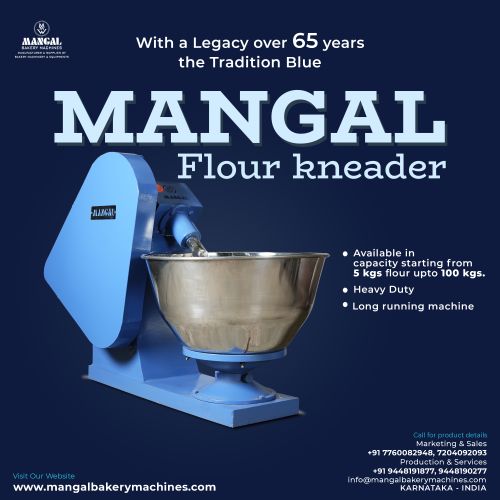 Semi Automatic Flour Kneader, Color : Blue