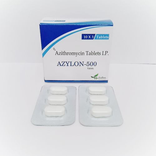 Azylon-500 Tablets, Composition : Azithromycin IP