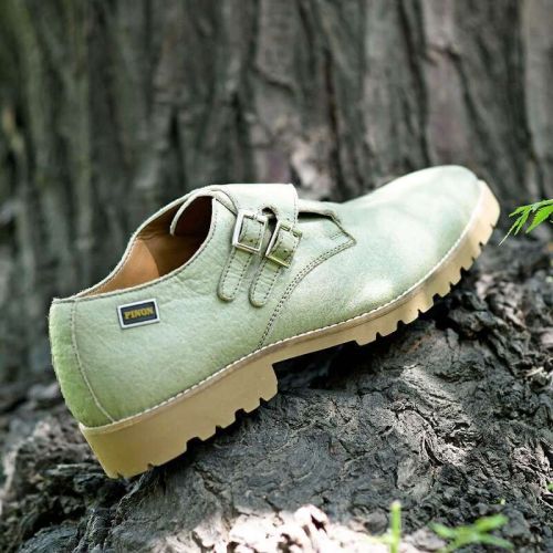 Men Buckle Round Toe Flat Casual Shoes