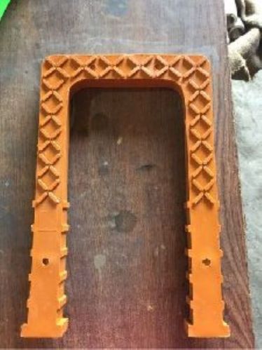 PVC Encapsulated Rungs, Color : Orange 265MM X 165MM X 25MM