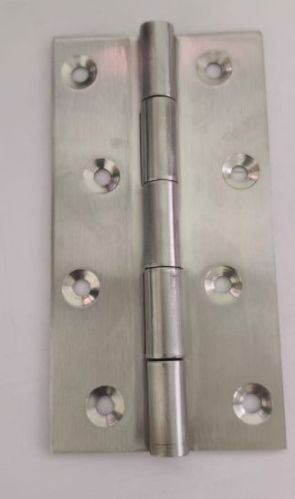 Polished Stainless Steel Welded Hinges, Color : Silver for Industrial