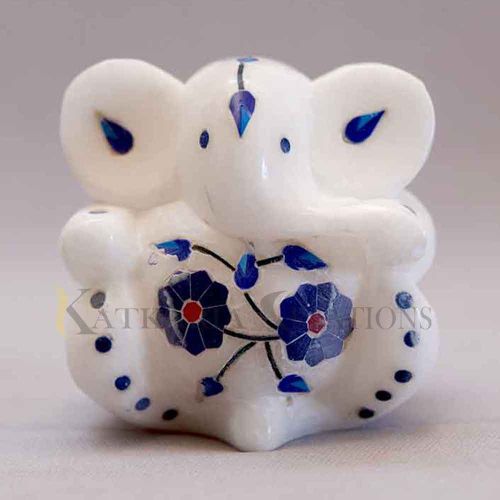 Polished Marble Ganesh Idol, Brand Name : Katkaria Creations