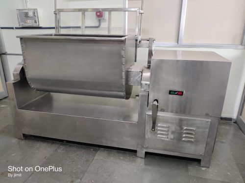Semi Automatic Electric ss316 Ribbon Blender 5 ft*4 ft*7 Ft