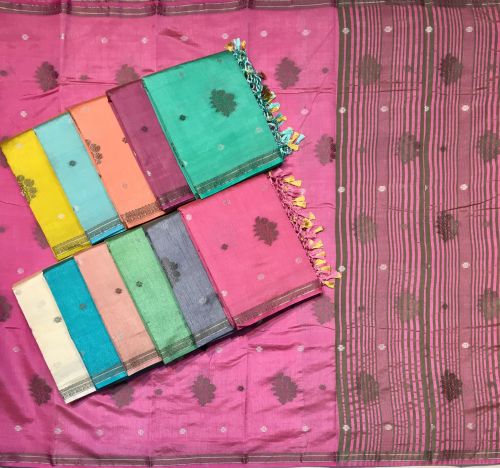 Tussar Silk Sarees, Color : Multi