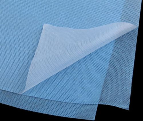 Plain PP LD Coated Laminated Non Woven Fabric, Color : Blue, White