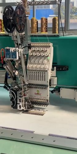 Computerized High Speed Embroidery 3 Beads Dual Sequence Machine