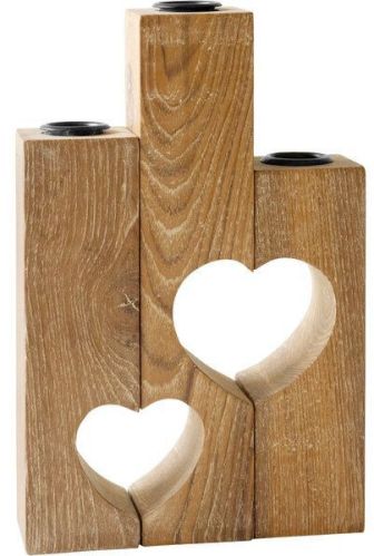 Polished Plain Pine Wood Wooden Candle Holder, Color : Brown