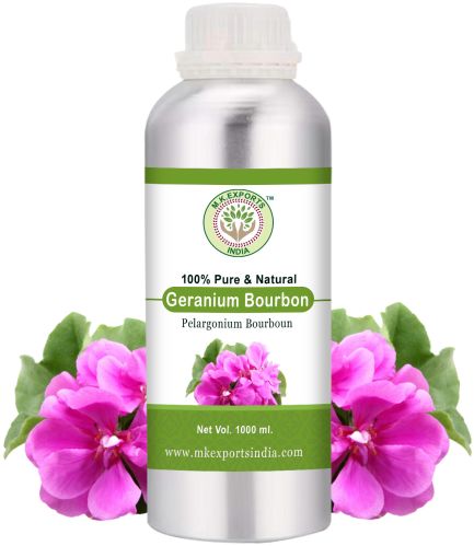 Geranium Bourbon Essential Oil, Packaging Size : 1kg, Form : Liquid