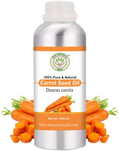 Pure Carrot Seed Essential Oil, Color : Pale Yellow, Form : Liquid