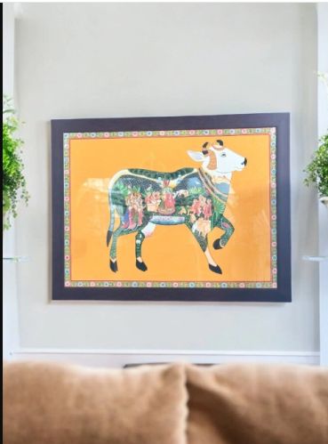 Pichwai Painting Framed For Wall Decor