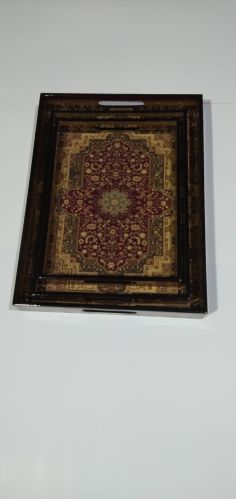 Polished MDF Serving Tray Set Custom