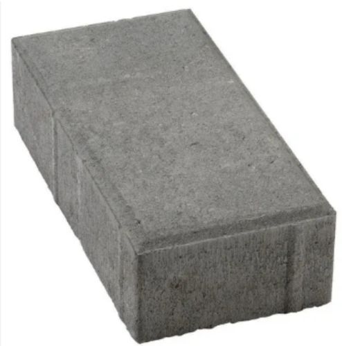 Polished Plain Solid Concrete Rectangular Paver Blocks for Flooring