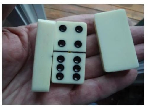 Wood Domino Game Set, Packaging Type : Cardboard Box for Entertainment