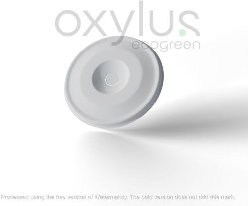 Sugarcane Bagasse Flat Cup Lid - 90MM (With Straw Cut)