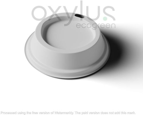Sugarcane Bagasse Sipper Cup Lid - 90MM