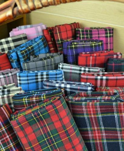 Matty School Uniform Fabric, Color : Multicolor