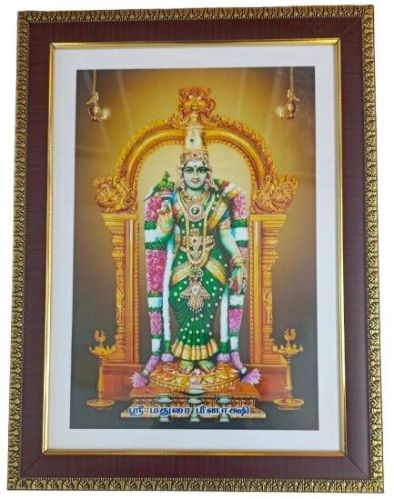Polished Engineered Wood Religious Photo Frame, Color : Multi