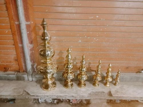 Polished brass copper kalash for Temple