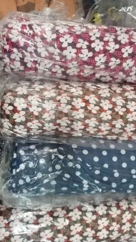 Rayon Printed Malai Fabric, Width : 40 Inches/102 Cm