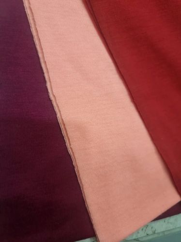 100% Polyester Spun Sinker Knitted Fabric, Width : 43
