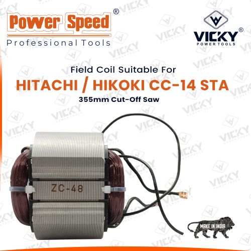PowerSpeed Copper Hitachi cc-14 Sta Field Coil for Cut-Off Saw