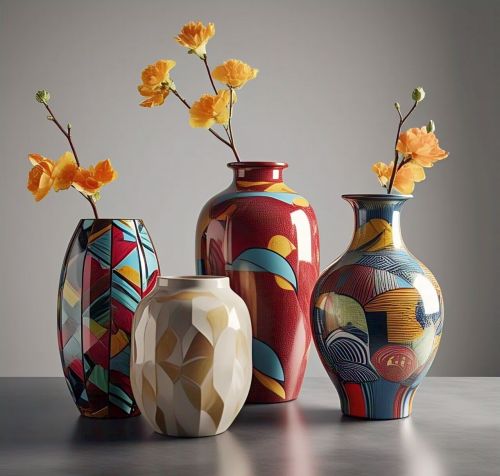 Glass Flower Vases, Shape : Cylindrical, Square, Or Oval