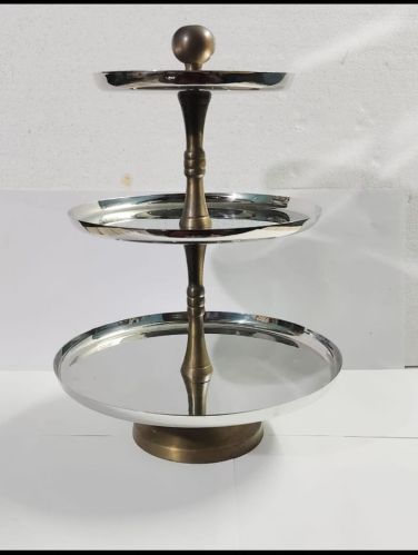 Premium Aluminium Cake Stand – Elegant Dessert Display for Parties & Events