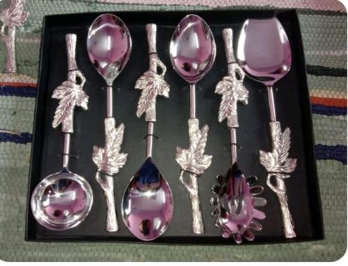 Designer Stainless Steel Spoon Set – Premium Cutlery for Elegant Dining