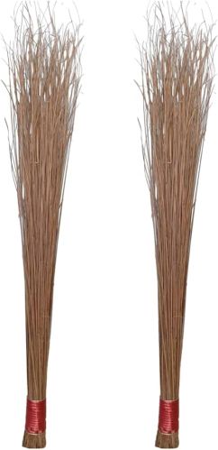 Silki Sine Coconut Broom, Color : Red-Brown 36, 40 50-55 Inch