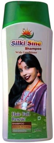 SILKI SINE Herbal Shampoo, Color : White 200ml
