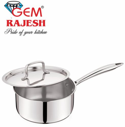 20 Cm Stainless Steel Triply Saucepan with Lid