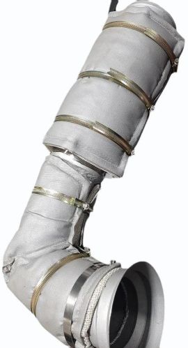 Fiberglass Removable Insulation Blankets Jackets, Color : Grey