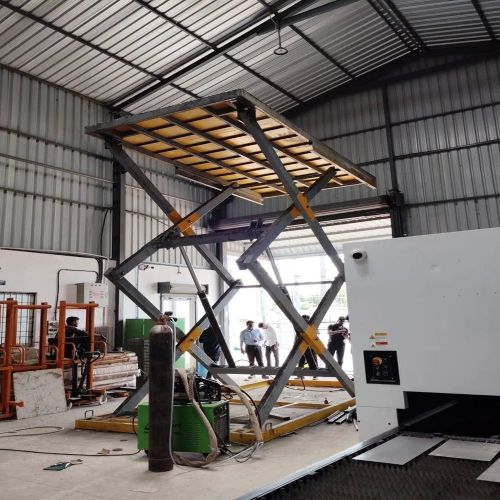 Mhe Movers High Rise Scissor Lift Table, Color : Grey