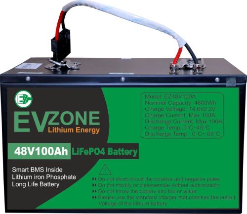 EZ48V100A LifePo4 Battery, Voltage : 51.2V