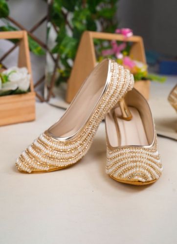 High-quality Materials Crown (Women Heel), Color : Golden