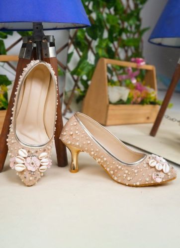 Gold Sole Livia Pearl (Women Heel) 36, 37, 38, 39