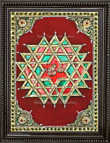 22 Carat Gold Foils Srim Tanjore Painting