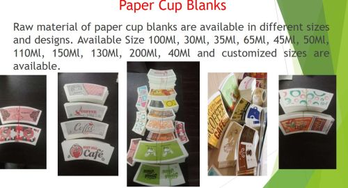 Paper Cup Plate Raw Materials