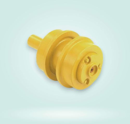 Durable Steel Construction Carrier Rollers, Color : Metallic