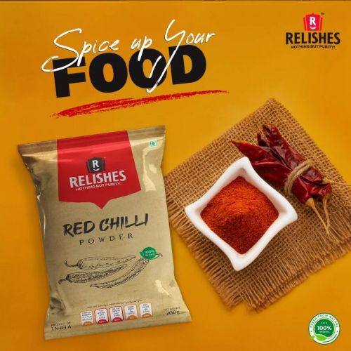 Relishes 200gm Red Chilli Powder, Shelf Life : 6-12 Months for Cooking