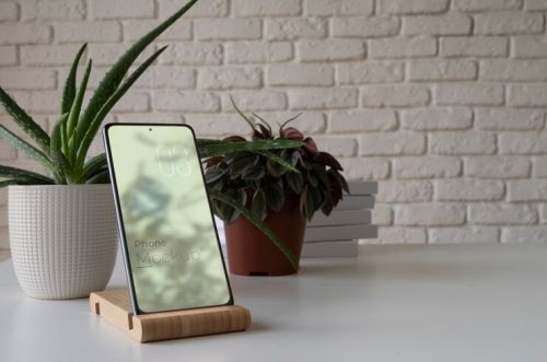Bamboo Mobile Stand