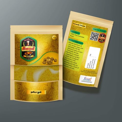 Iraivi Foods Coriander Powder, Packaging Type : Sealed