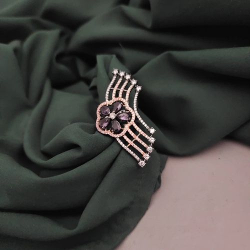 Chic Adjustable Cz Designer Ring For Women