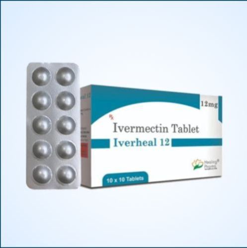 Iverheal Ivermectin Tablet, Strength : 12 Mg, Packaging Size : 10X10