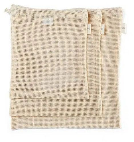Drawstring Pouch Cotton Mesh Net Bag