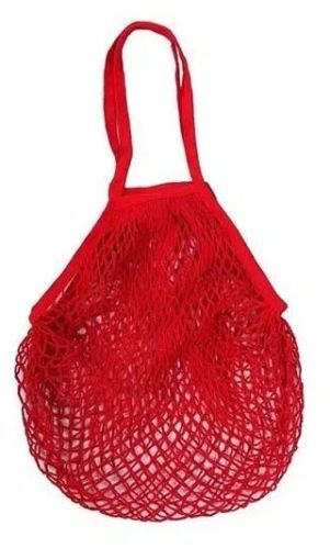 Dyed Mesh Net Bag For Grocery